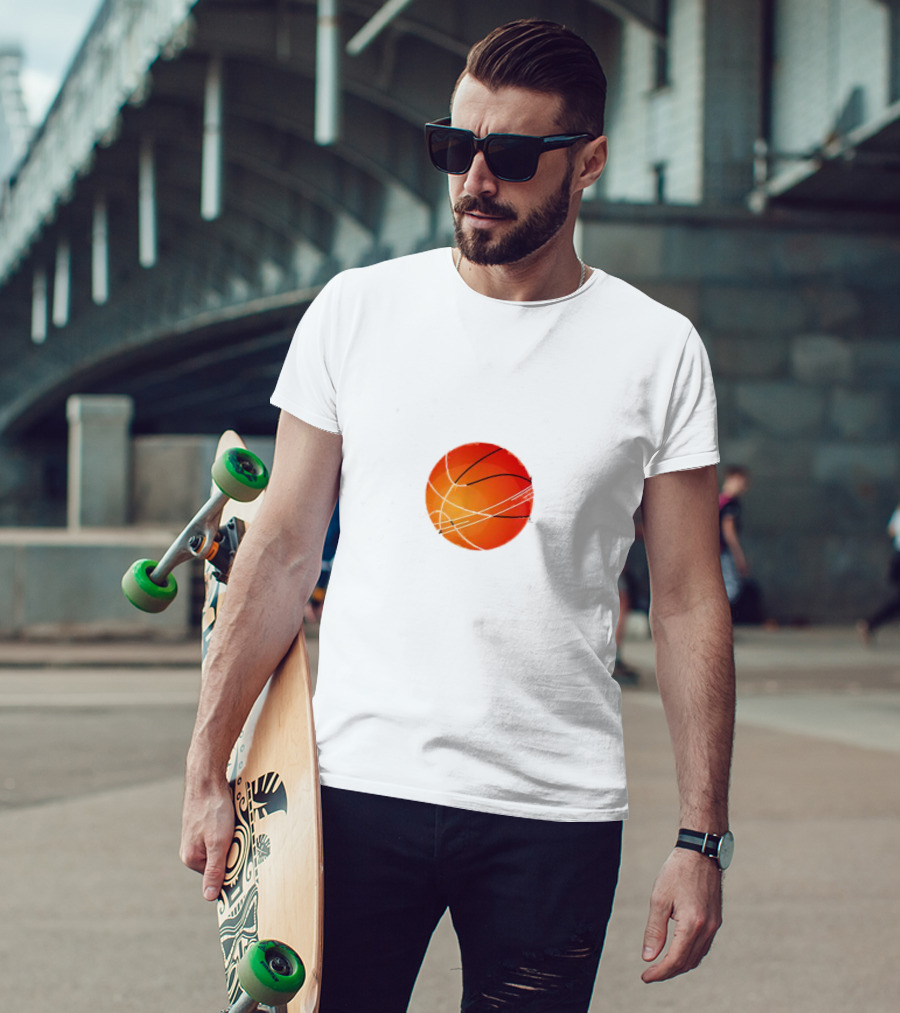 Basketball Lovers Basketball Player Galaxy Planet Basketball Space T-Shirt