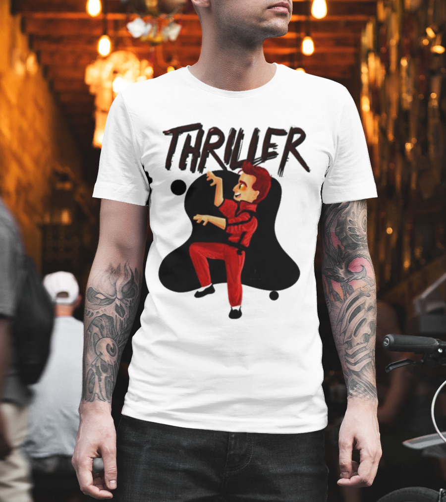 Crowley Thriller Cartoon Dance Good Omens T-Shirt