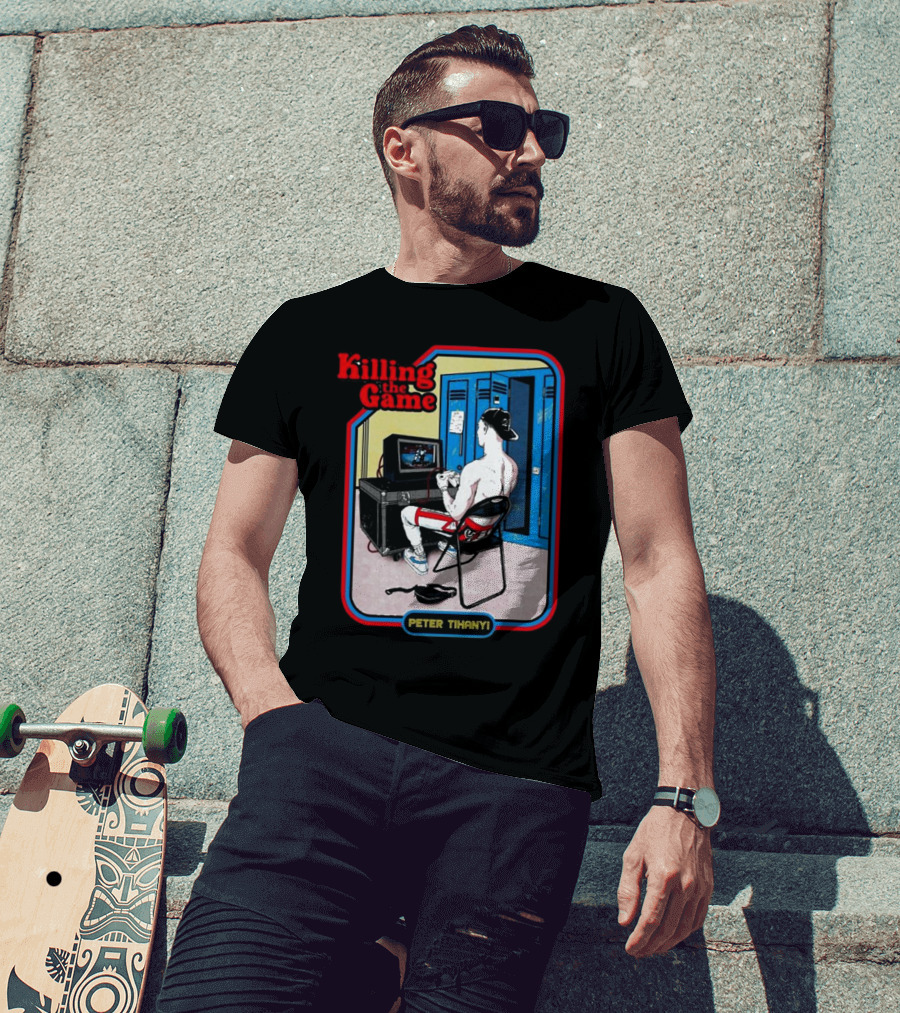 Killing The Game Peter Tihanyi Locker Room Gamer Scene T-Shirt