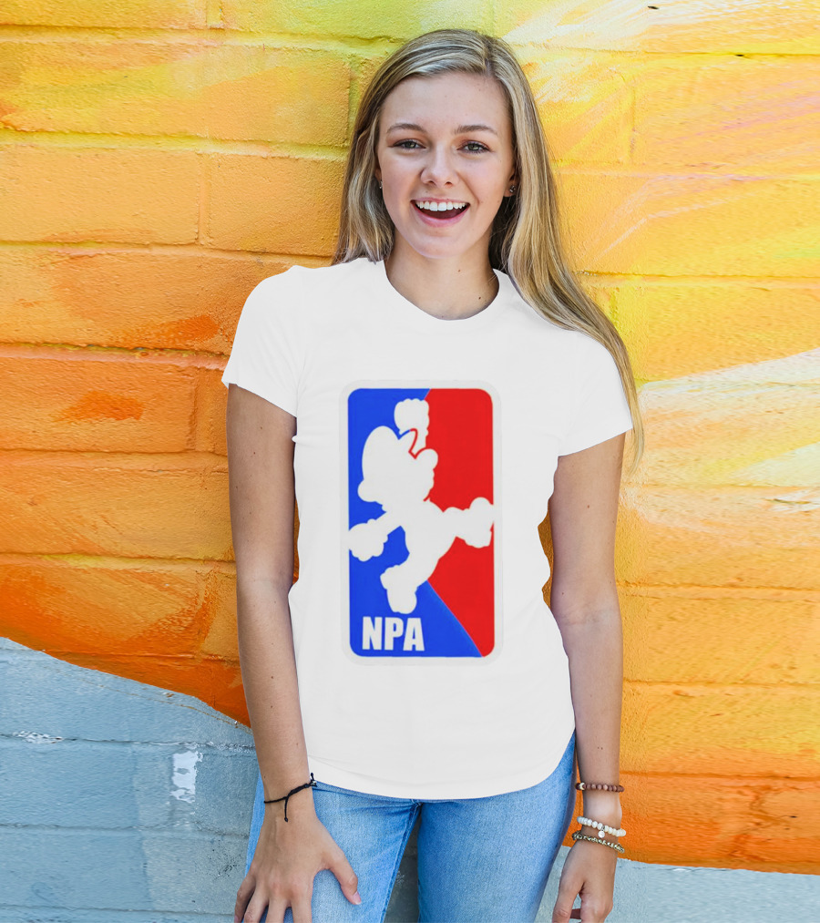 Mario NPA National Plumber Association NBA T-Shirt