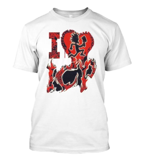 I Heart Love ICP Insane Clown Posse Juniors T-Shirt
