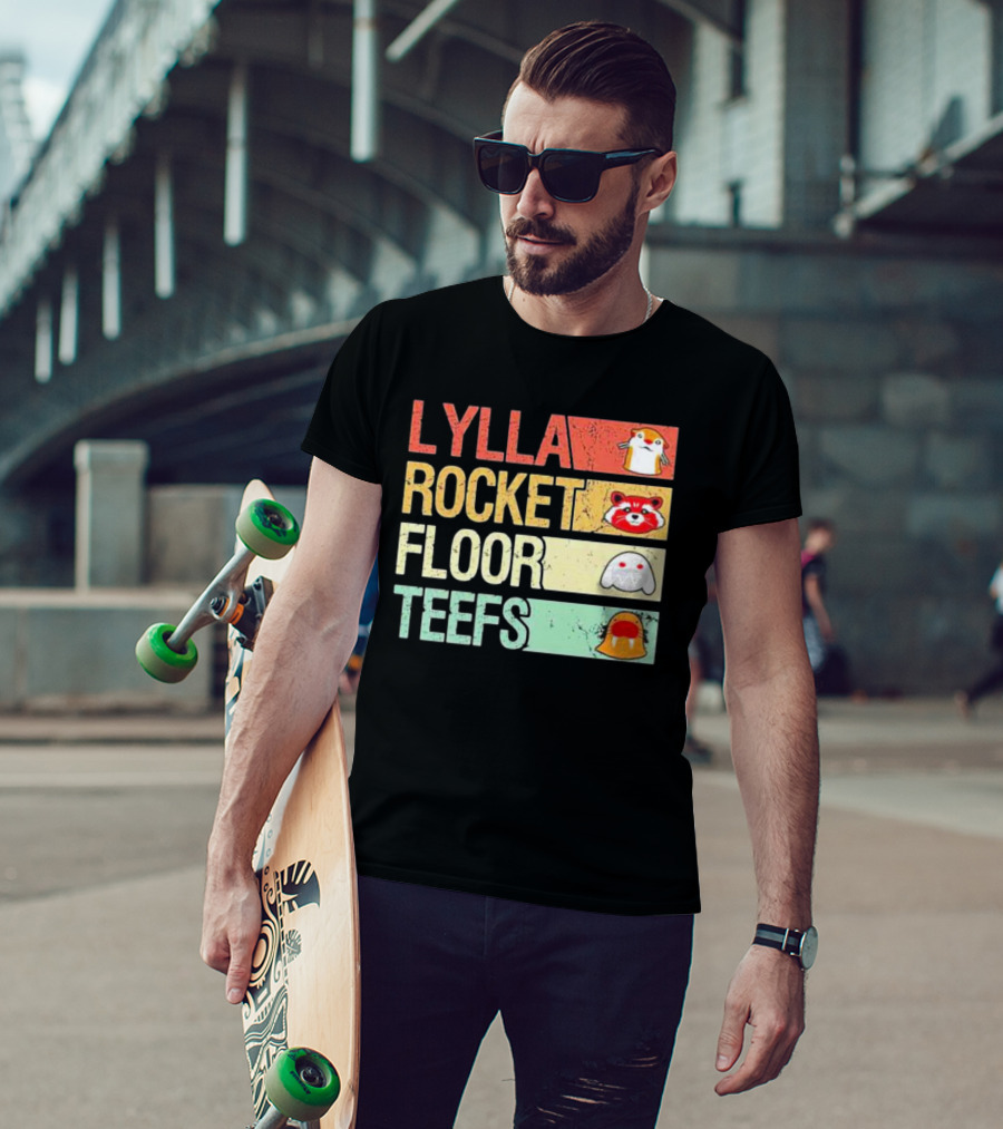 Lylla Rocket Floor Teefs Guardians Icons T-Shirt