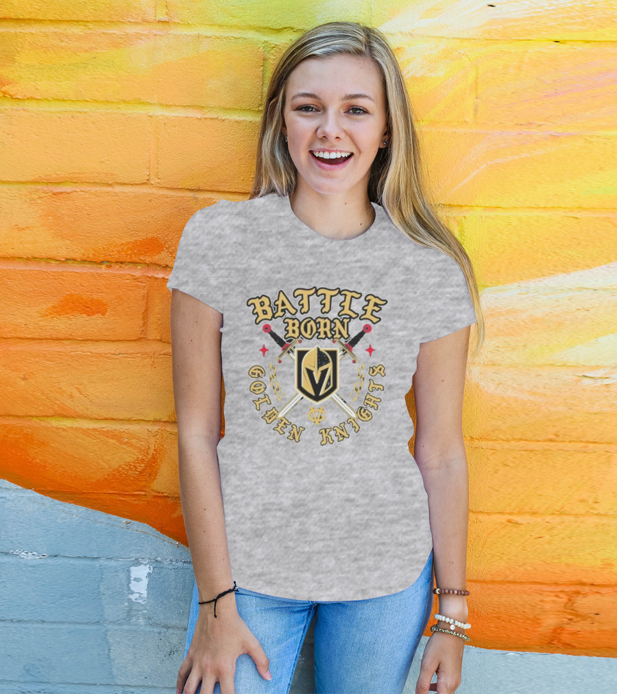 Battle Born Vegas Golden Knights Swords T-Shirt