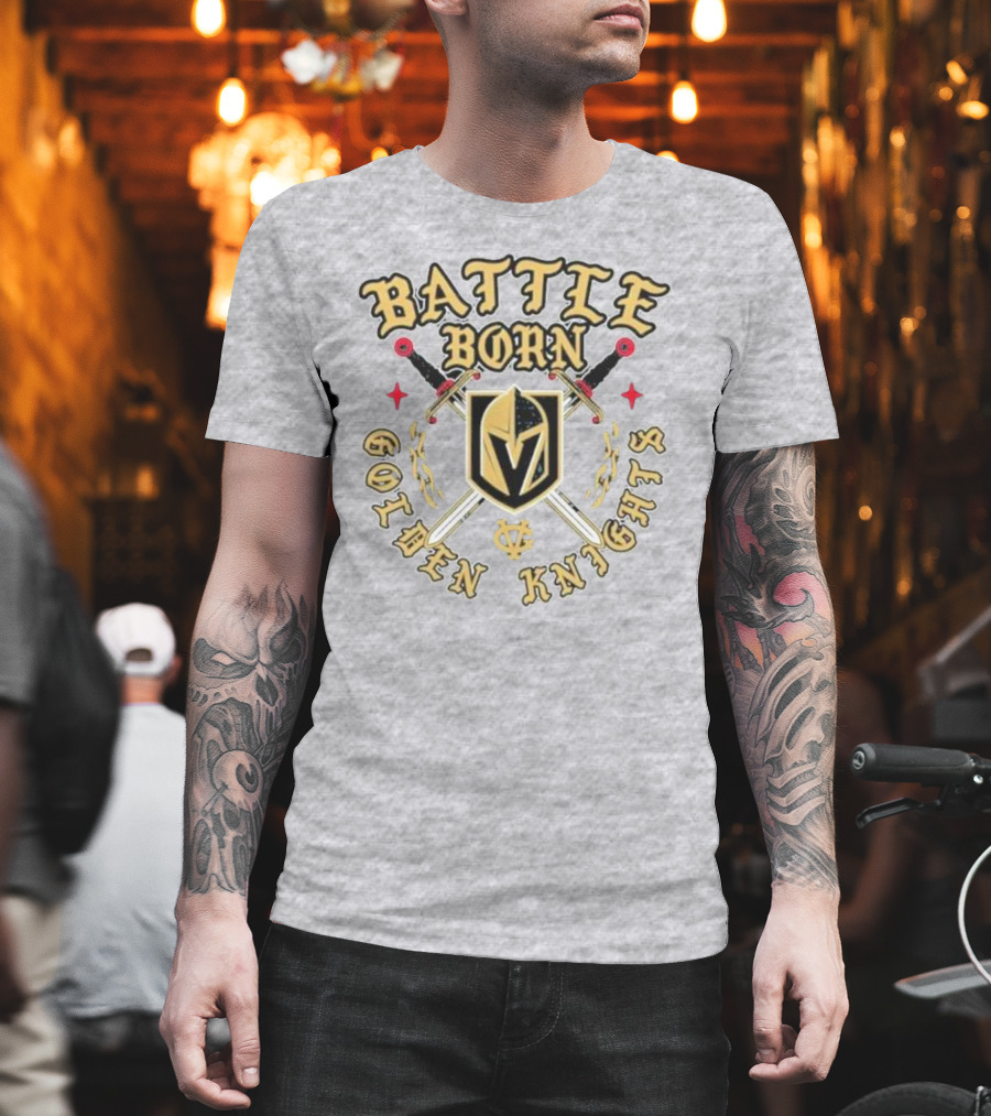 Battle Born Vegas Golden Knights Swords T-Shirt