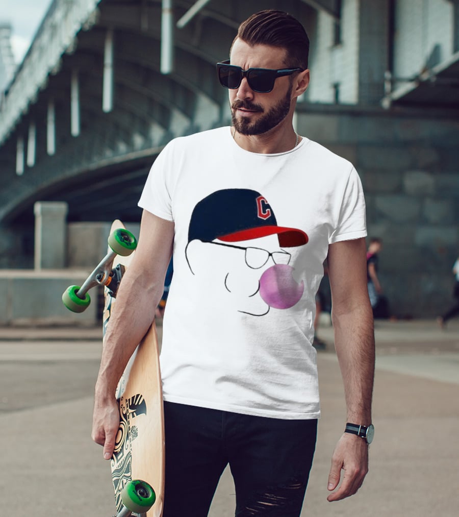 Cleveland Guardians Tito Bubblegum Baseball Hat T-Shirt