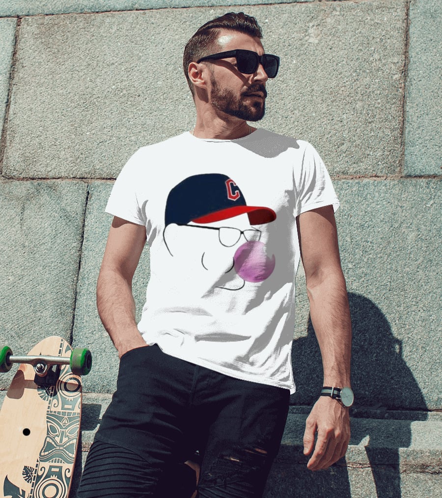 Cleveland Guardians Tito Bubblegum Baseball Hat T-Shirt