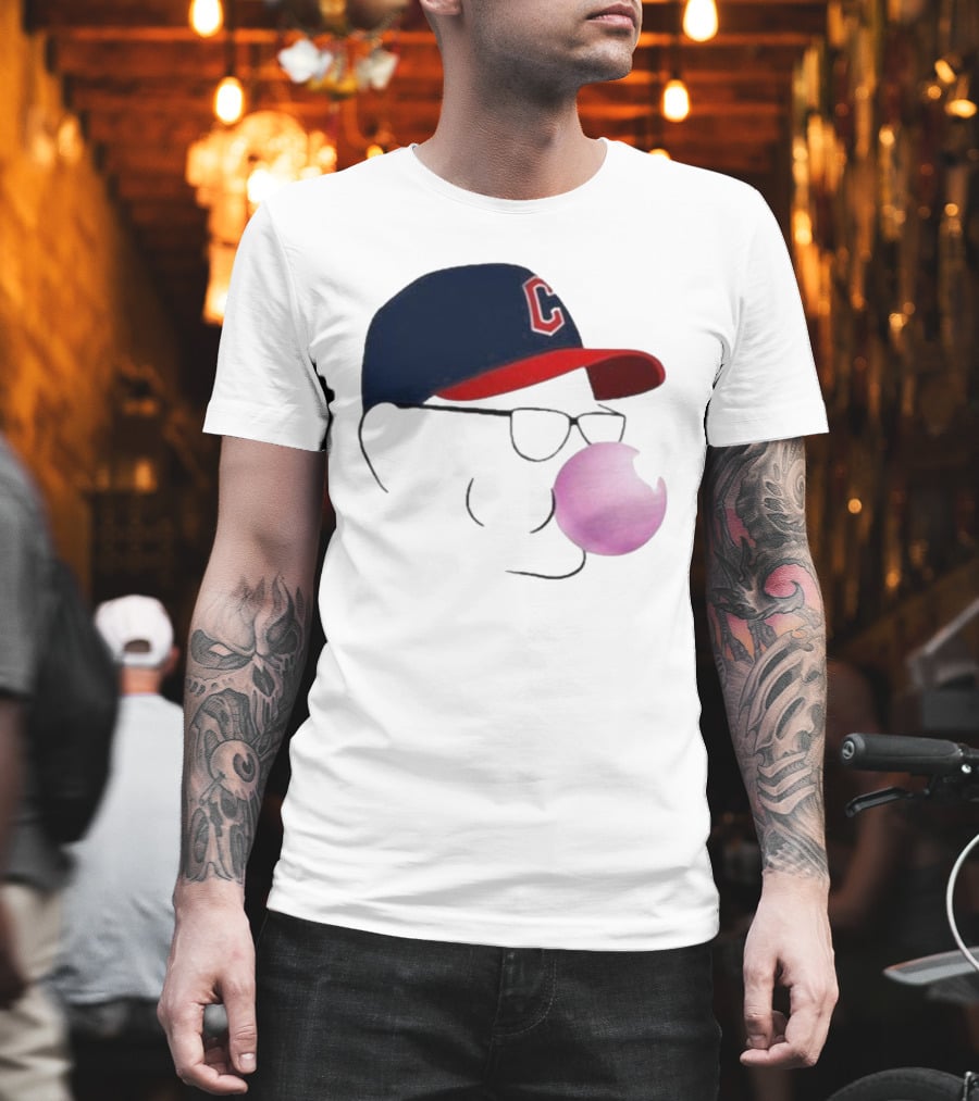 Cleveland Guardians Tito Bubblegum Baseball Hat T-Shirt