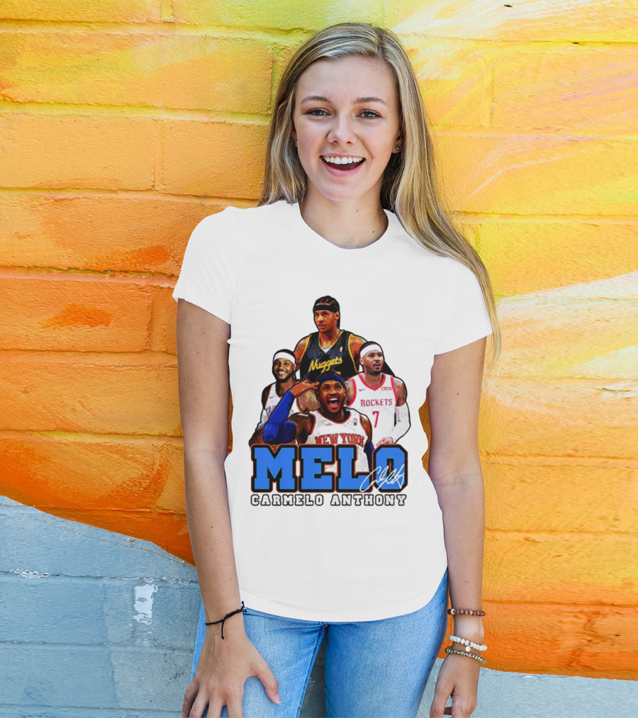 Carmelo Anthony Melo NYC New York Knicks Basketball KnicksTape T-Shirt
