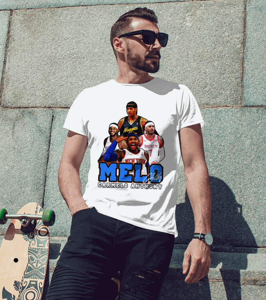 Carmelo Anthony Melo NYC New York Knicks Basketball KnicksTape T-Shirt