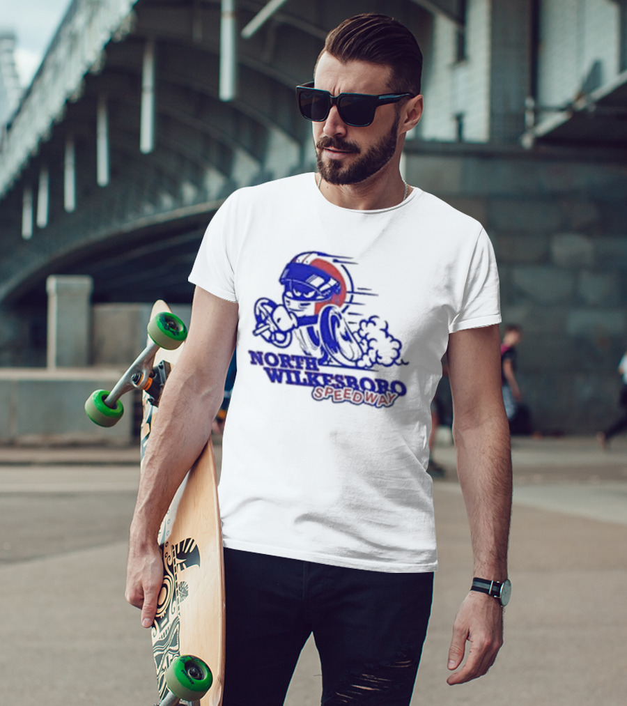 North Wilkesboro Speedway Racing Character T-Shirt
