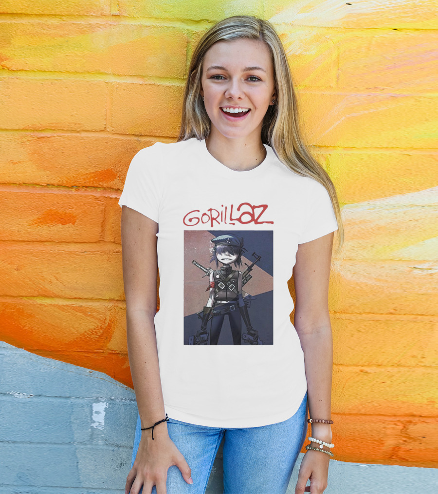Timothee Chalamet Gorillaz Noodle Character T-Shirt