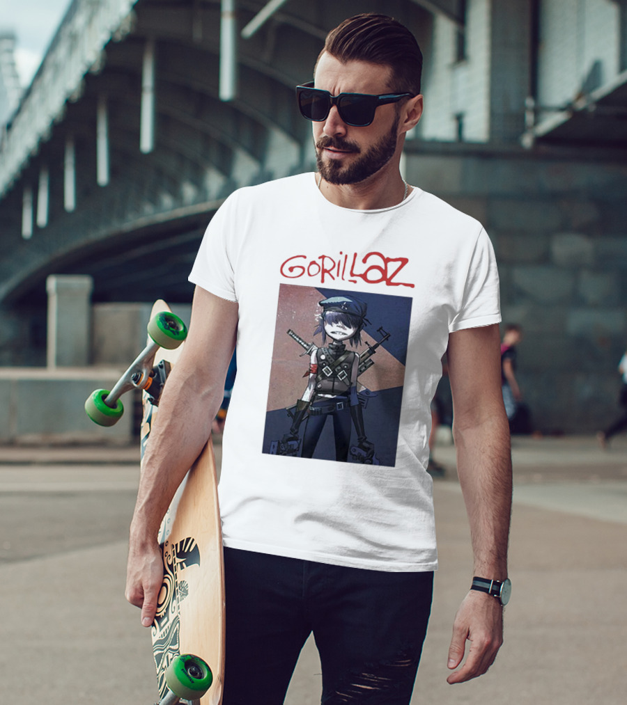 Timothee Chalamet Gorillaz Noodle Character T-Shirt