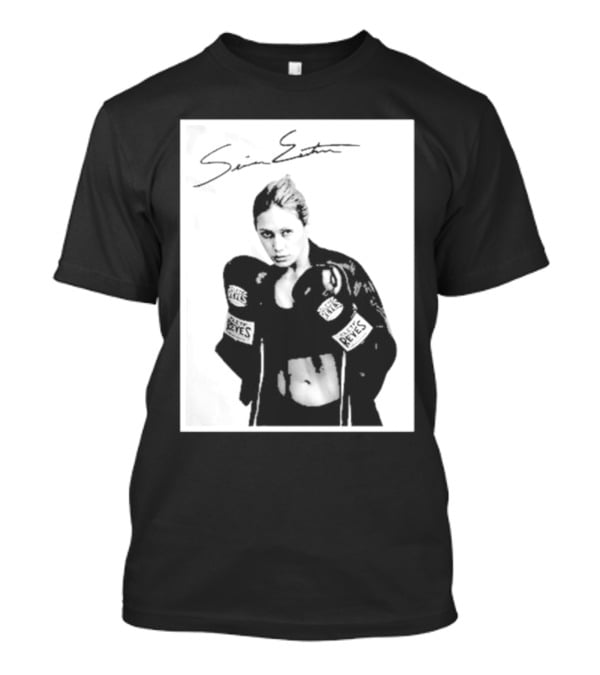 Seniesa Estrada SuperBad Boxing Iconic Reyes Gloves T-Shirt