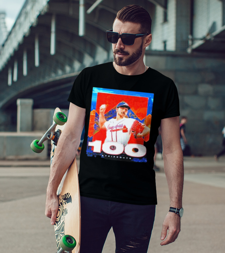 Atlanta Braves Spencer Strider 100 Strikeouts Vintage T-Shirt