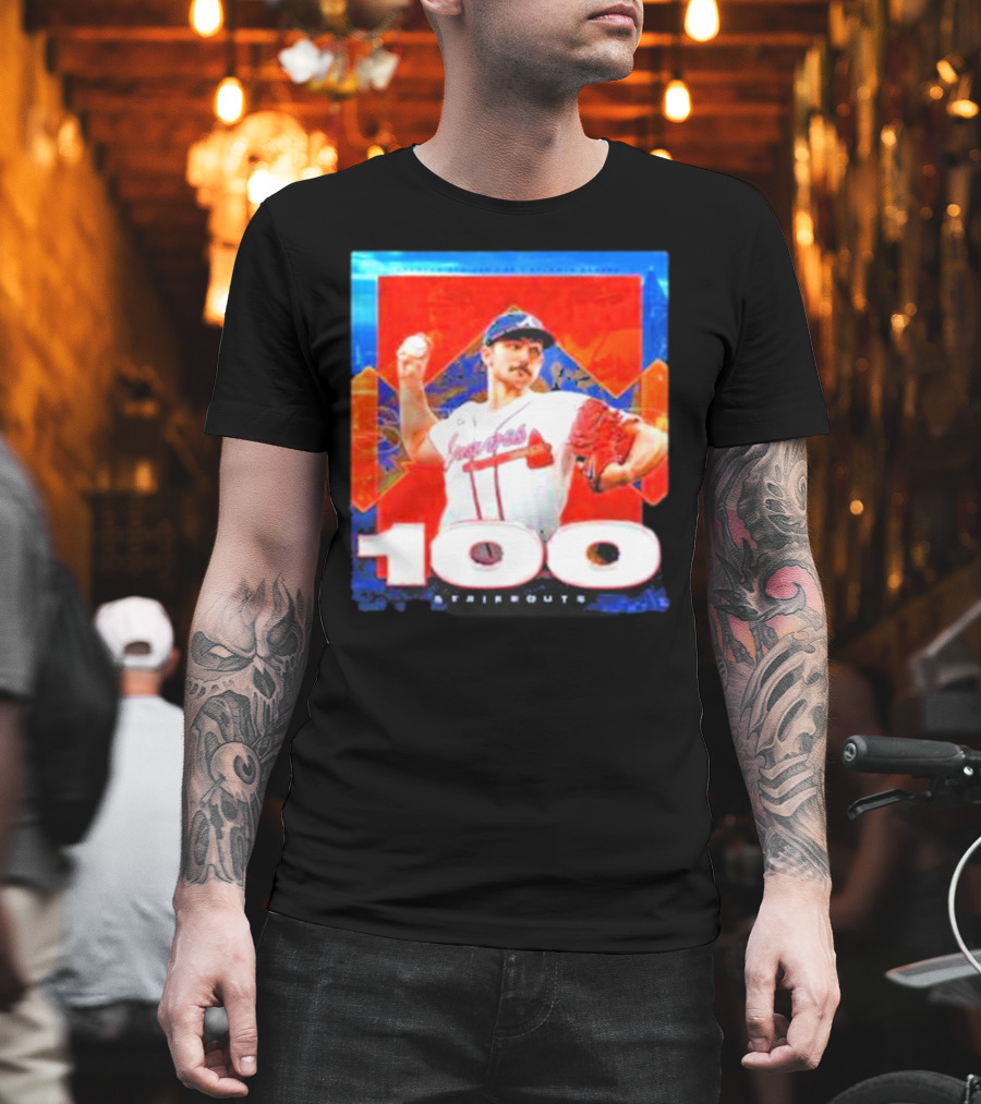 Atlanta Braves Spencer Strider 100 Strikeouts Vintage T-Shirt