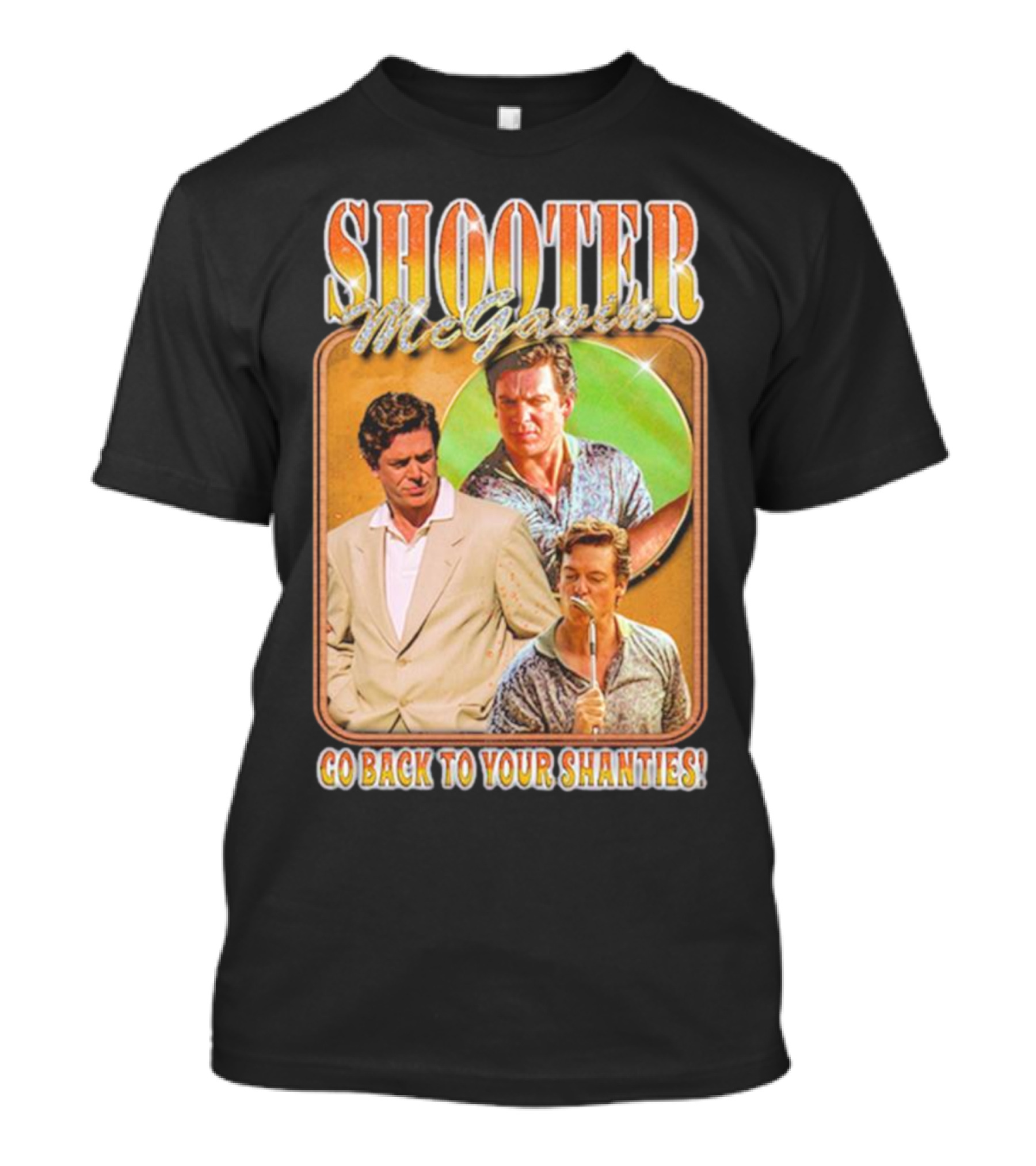 Shooter McGavin Go Back To Your Shanties Retro T-Shirt