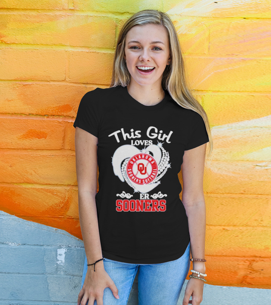 This Girl Loves Oklahoma Sooners Softball Her Sooners T-Shirt