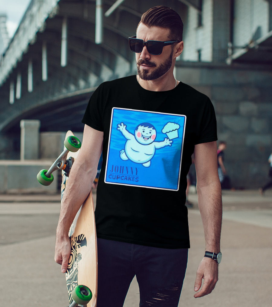 Johnny Cupcakes Swimming Boy With Cupcake T-Shirt