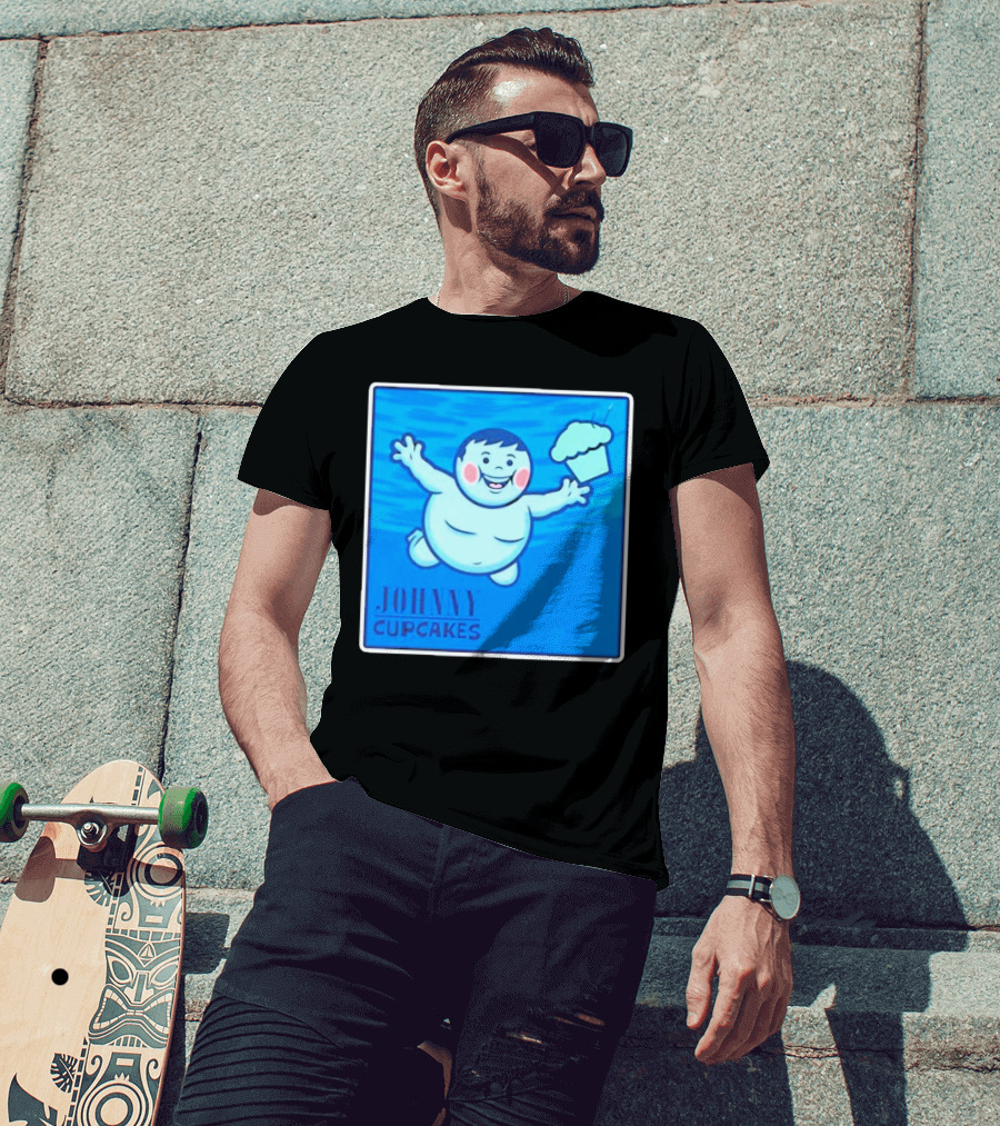 Johnny Cupcakes Swimming Boy With Cupcake T-Shirt