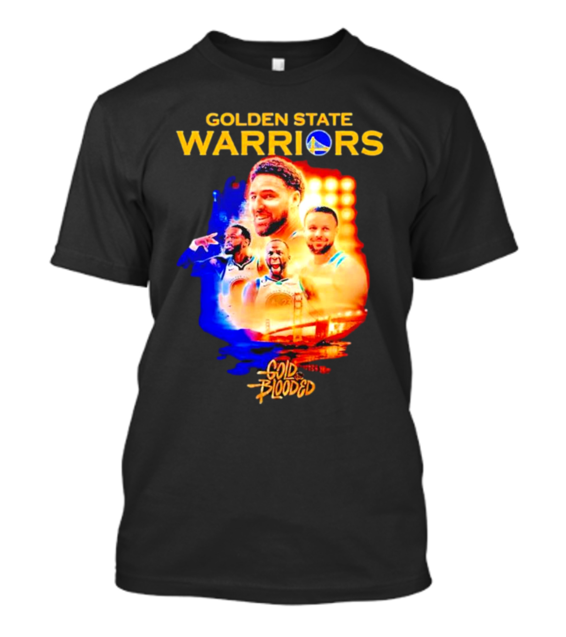 Golden State Warriors Gold Blooded Stephen Curry Klay Thompson Draymond Green T-Shirt