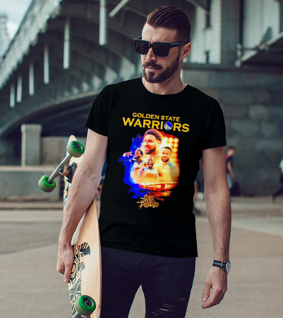 Golden State Warriors Gold Blooded Stephen Curry Klay Thompson Draymond Green T-Shirt