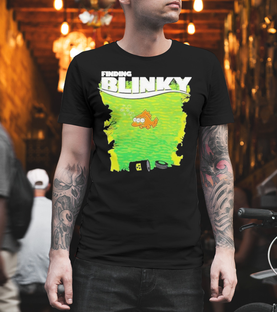 Finding Blinky Three-Eyed Fish Dump Reference T-Shirt