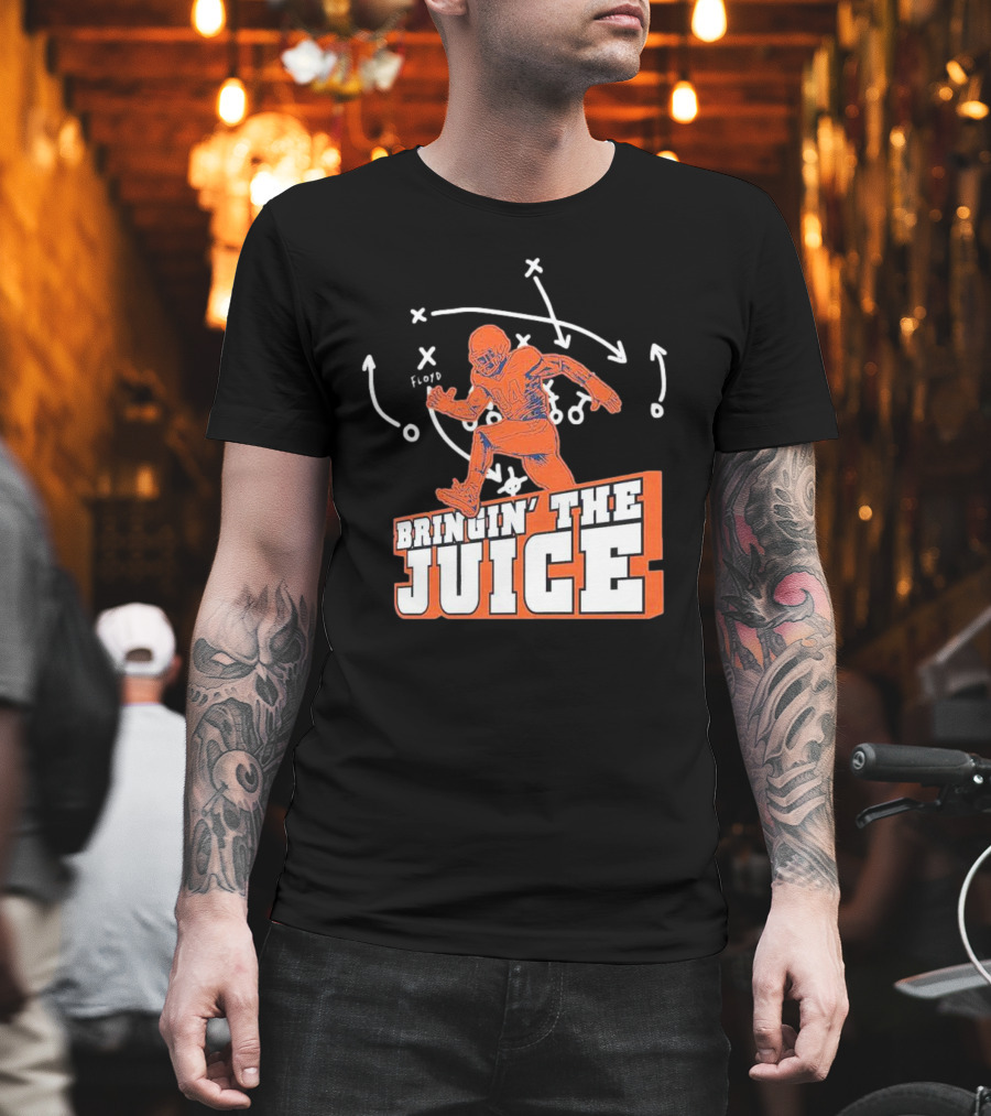 Bringin' The Juice Football Play Diagram T-Shirt