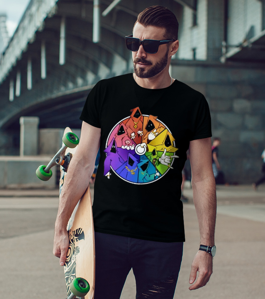 Shadow Wizard Money Gang Rainbow Circle T-Shirt