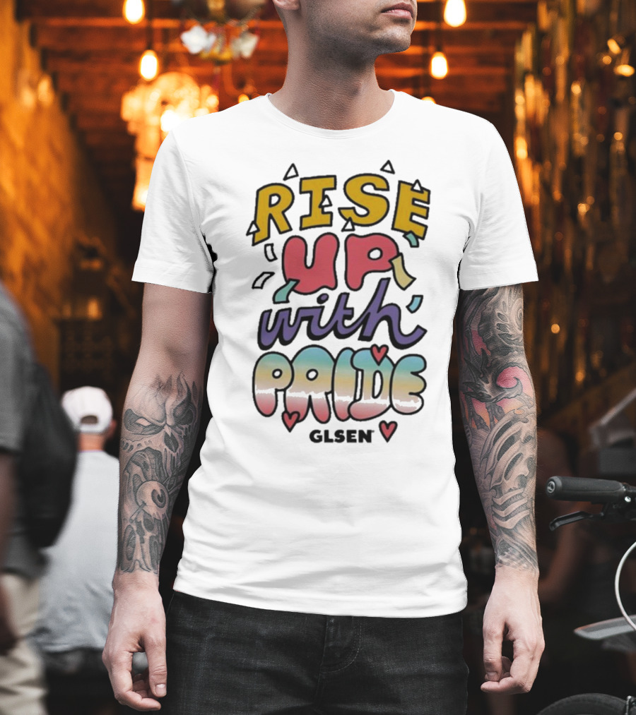 Glsen Rise Up with Pride Wilson Cruz T-Shirt