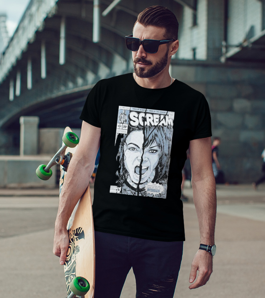 Mj History Scream Tired Of Injustice Tired Of The Schemes Comic May 20 Scream T-Shirt