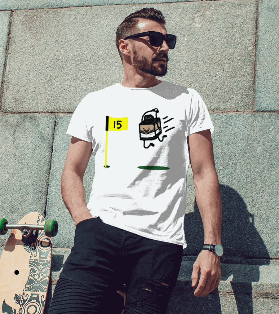 Michael Block Animated Golf Celebration Flag 15 T-Shirt