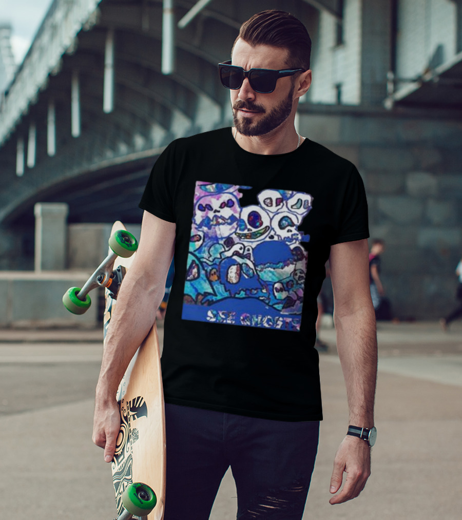 Kids See Ghosts Kanye West Kid Cudi Fan Art Pouya T-Shirt