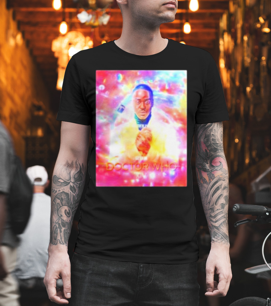 Doctor Who 14 Ncuti Gatwa Vibrant Time Traveler T-Shirt
