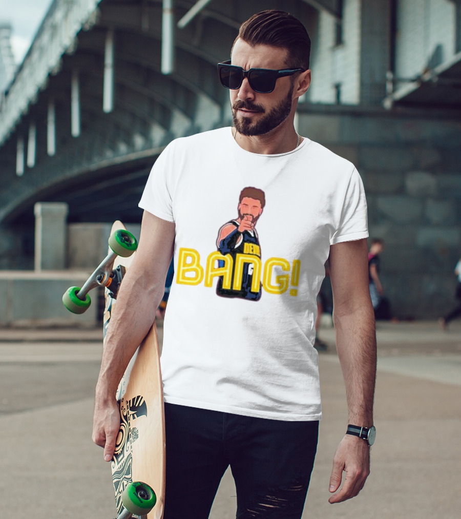 Product Deco Apparel Co. Nate Kreckman Bang Denver Basketball Iconic Gesture T-Shirt