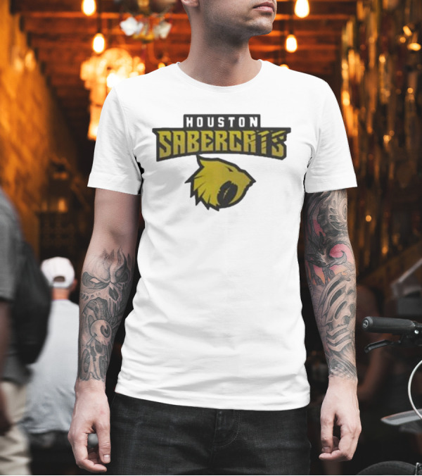 Houston SaberCats Yellow T-Shirt Houston SaberCats Yellow T-Shirt