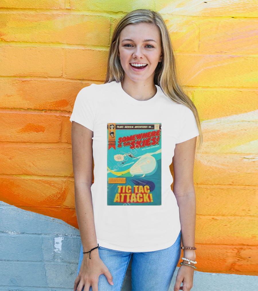 Trans Medium Adventures Somewhere In The Skies Tic Tac Attack T-Shirt