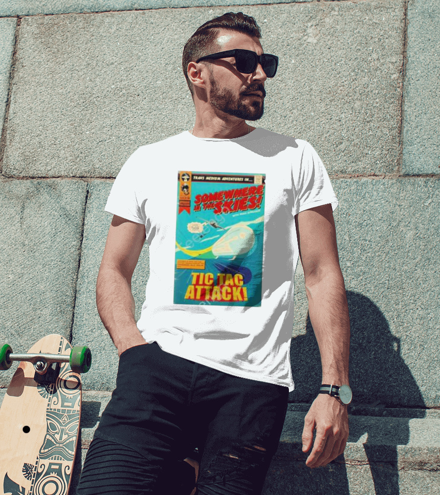 Trans Medium Adventures Somewhere In The Skies Tic Tac Attack T-Shirt