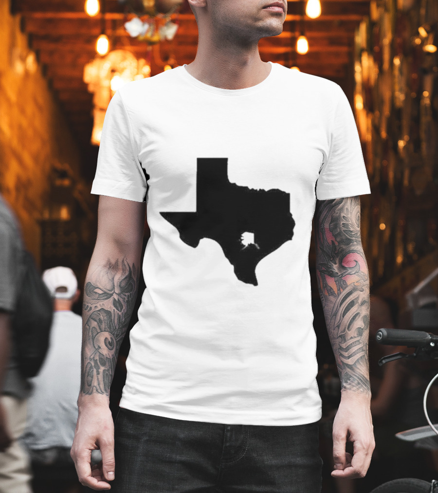 Many People Don’t Realize How Small Alaska Really Is When The Image Is Not To Scale Texas Silhouette Comparison T-Shirt
