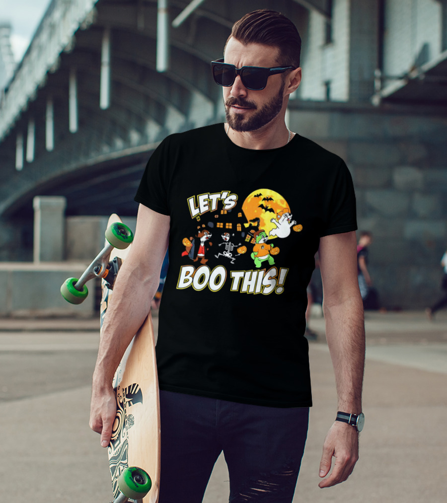 Buc-ee's Halloween Let's Boo This Full Moon Ghosts And Monsters T-Shirt