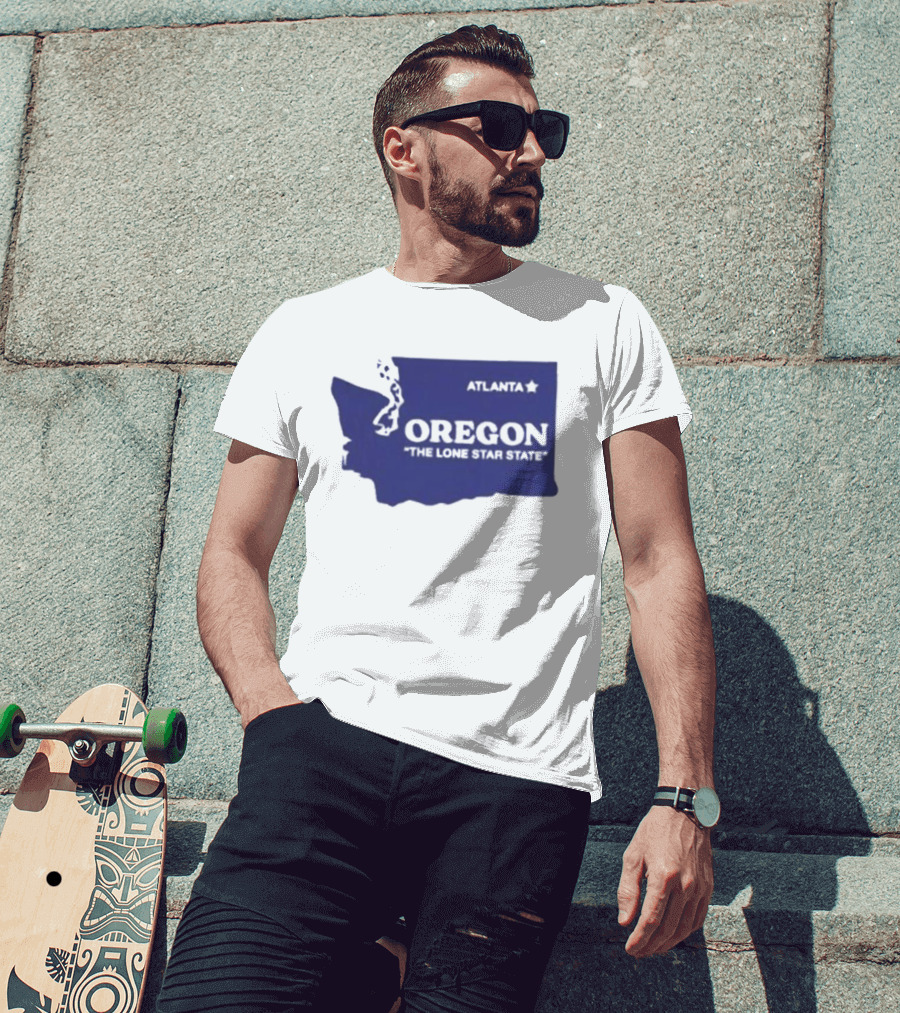 Washington State Oregon The Lone Star State Funny Pacific Northwest Meme T-Shirt