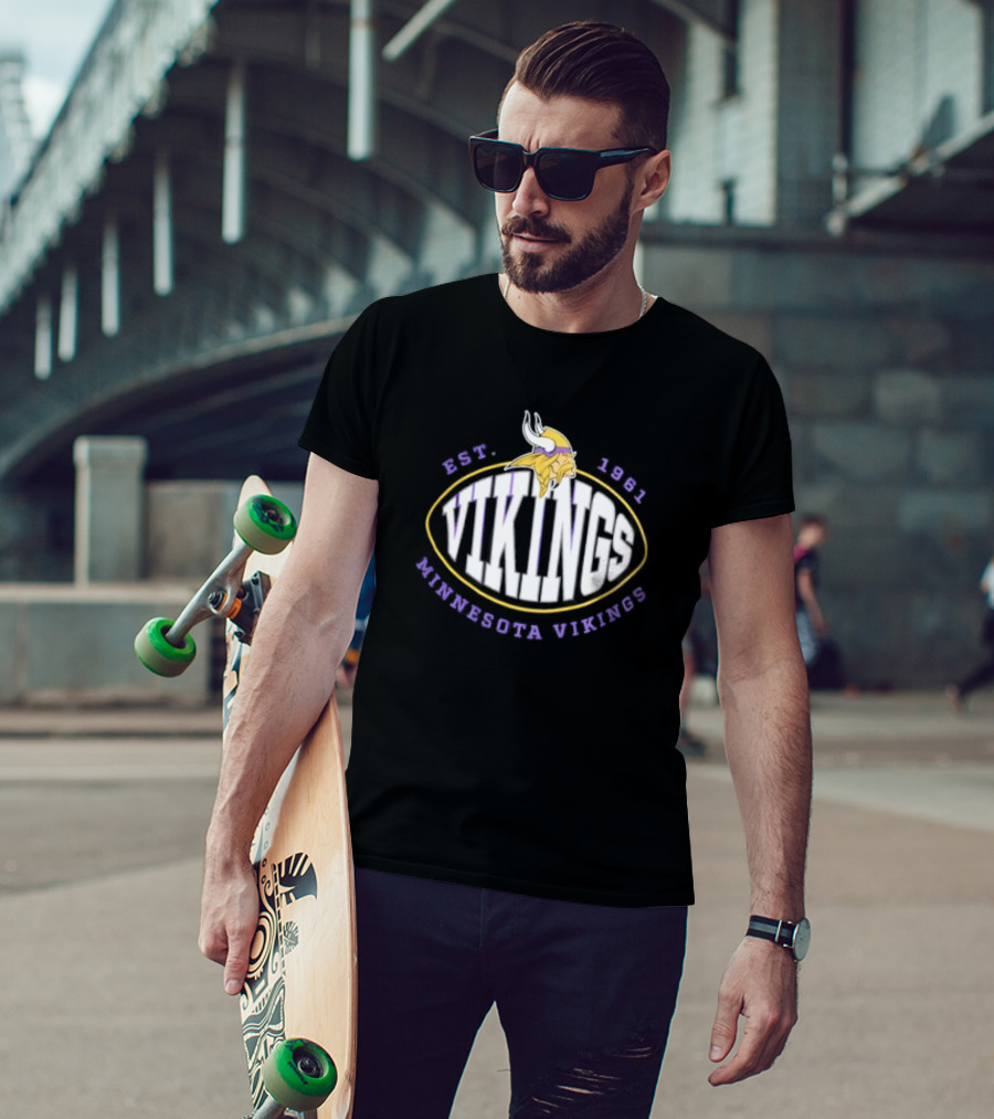 Minnesota Vikings Est. 1961 Boss X NFLTrap T-Shirt