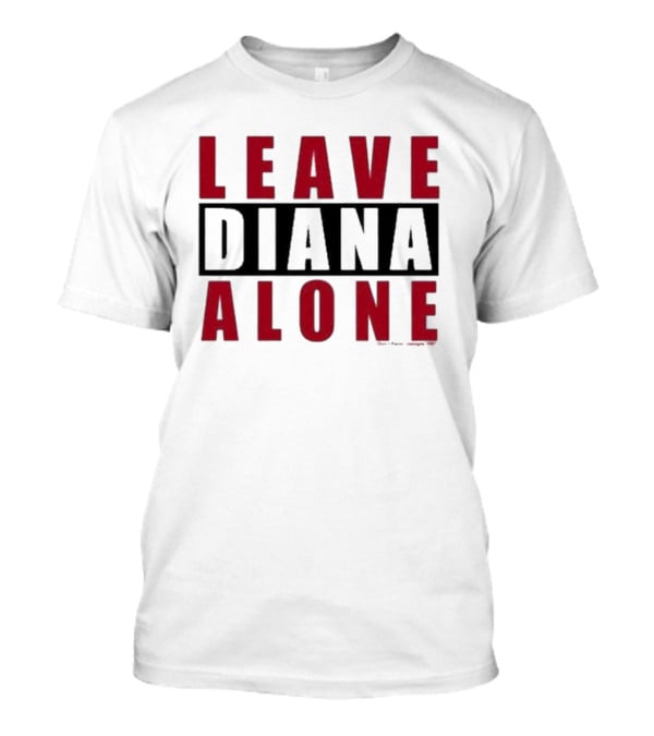 Grailed Leave Diana Alone Bold Red T-Shirt