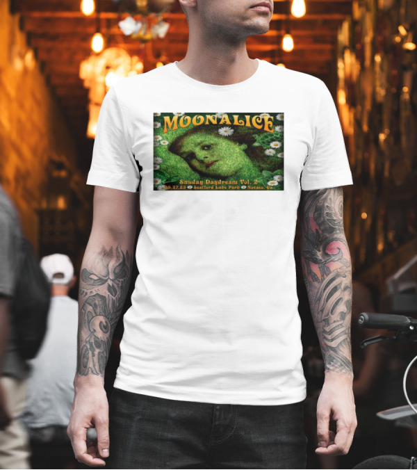Moonalice 08-27-23 Sunday Daydream Vol. 2 Stafford Lake Park Novato CA T-Shirt Moonalice 08-27-23 Sunday Daydream Vol. 2 Stafford Lake Park Novato CA T-Shirt