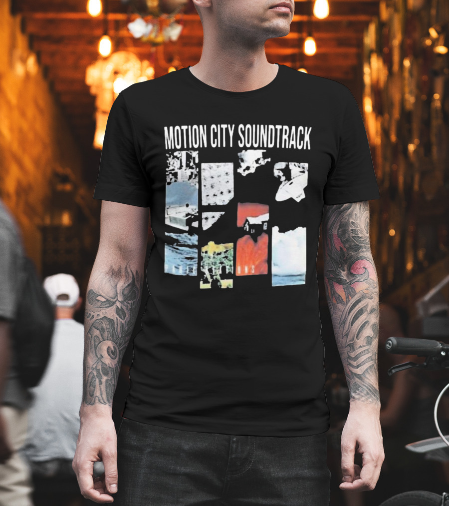 Motion City Soundtrack Panic Stations Album Art Collage T-Shirt