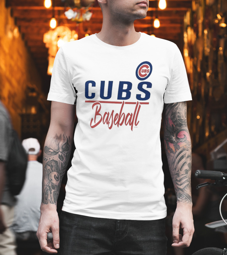 Chicago Cubs Baseball CUBS Logo G-III 4Her by Carl Banks Team T-Shirt
