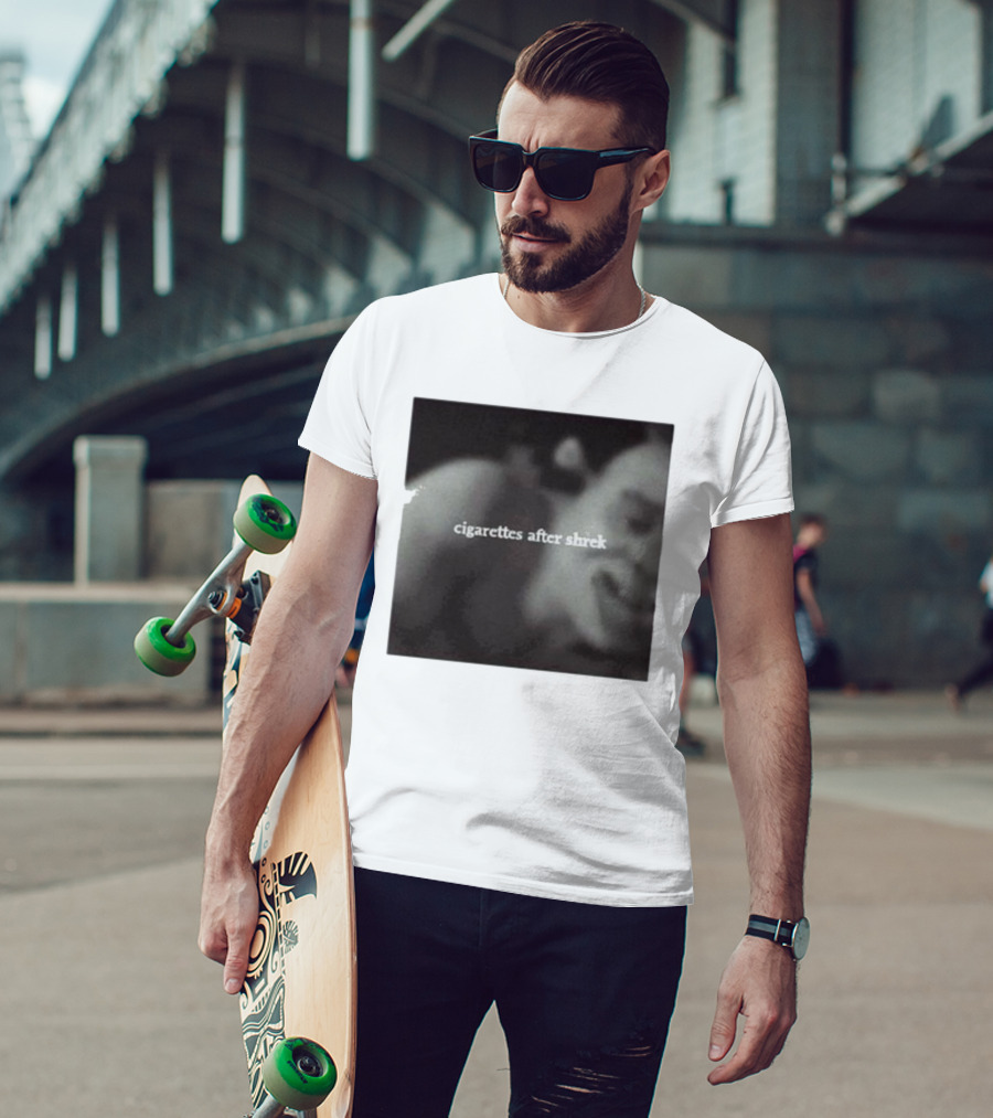 Requin Fils De Chien Cigarettes After Shrek Retro Film Aesthetic T-Shirt