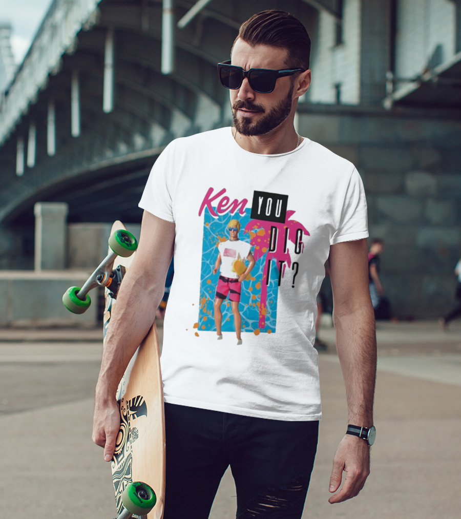Ken You Dig It I Am Kenough Barbi Ken Surf T-Shirt