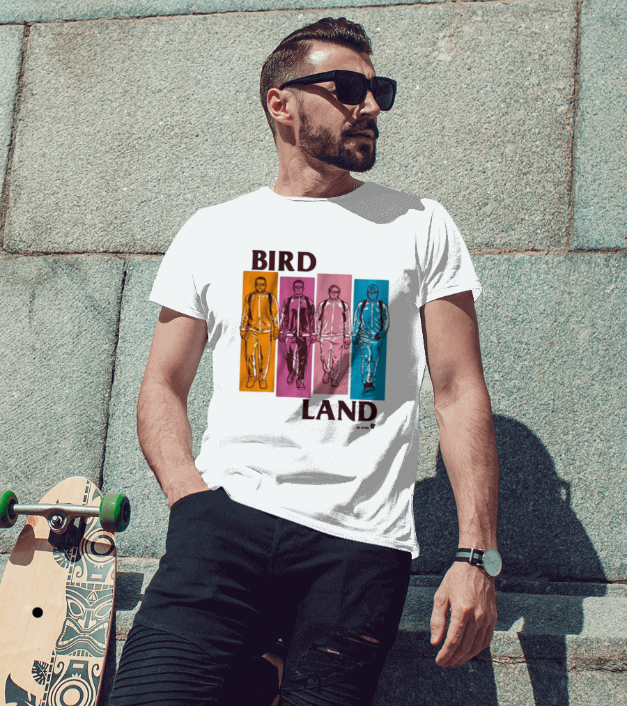 Birdland Bros Walking Color Panels T-Shirt