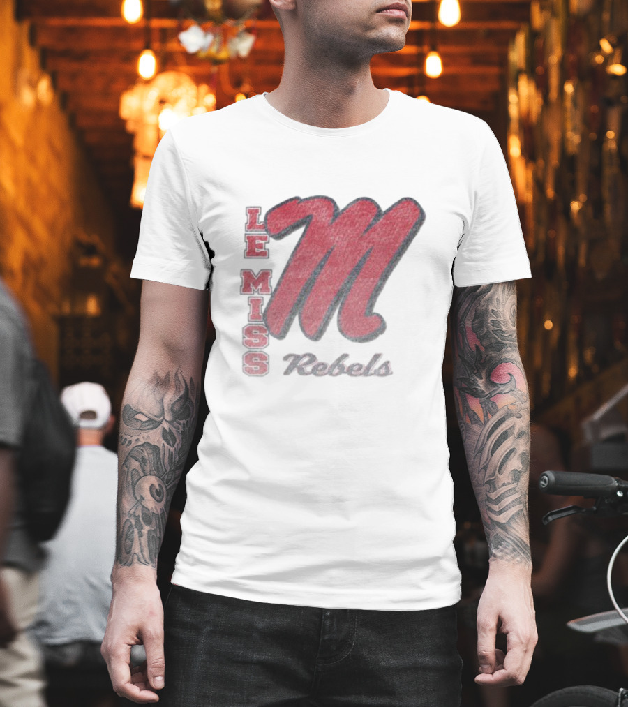 Ole Miss Rebels Vintage M Logo Phase Out ’47 Franklin T-Shirt