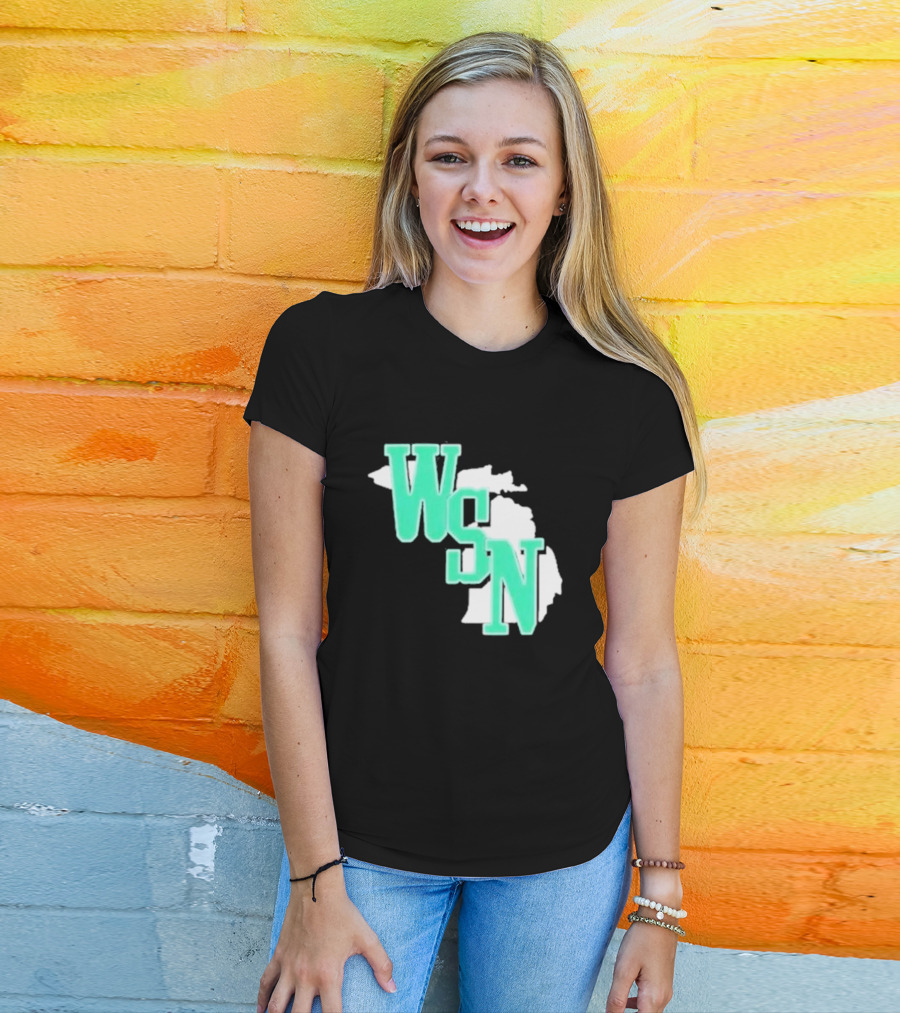 WSN Woodward Sports Michigan Text T-Shirt